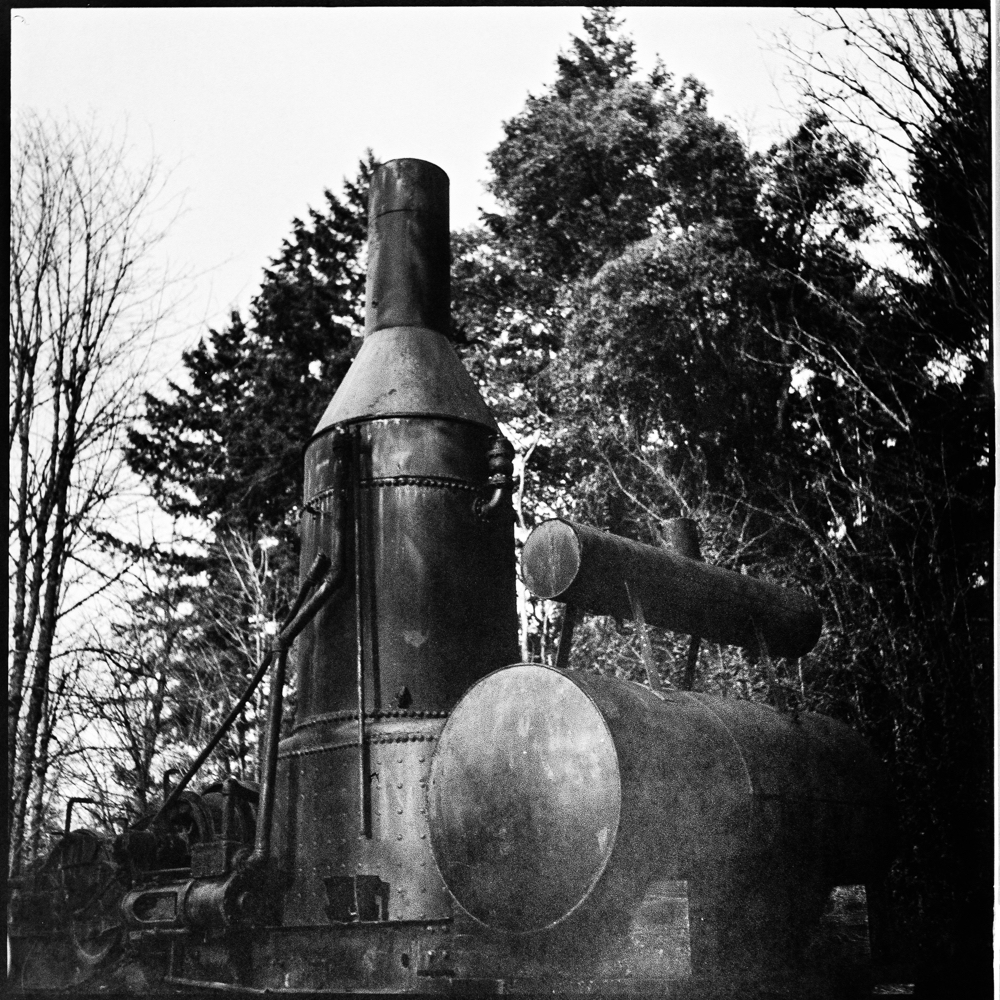 An old steam donkey