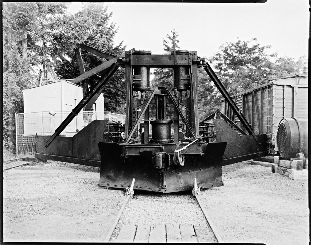CP Rail spreader restoration in progress