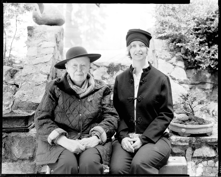 Aldyth & Barbara Levy, 4x5 film