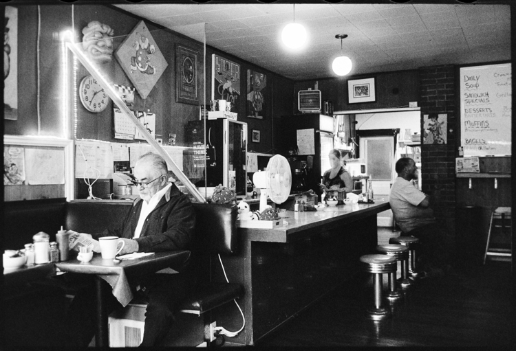 Regulars, Arbutus Cafe, Duncan, BC