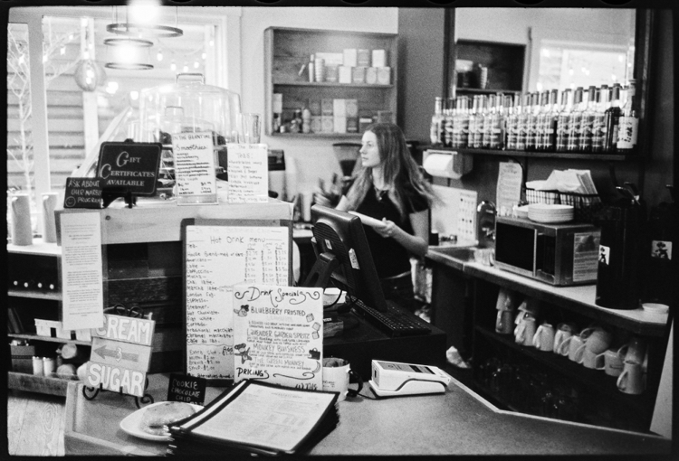 In The Bean Time at Their New Location, Ladysmith, BC